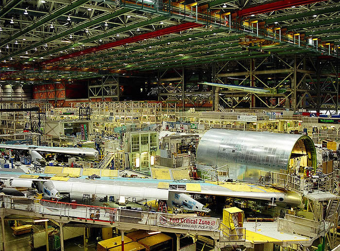 boeing 747 factory in washington