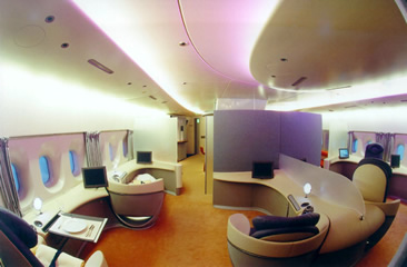 Singapore Airlines Airbus A380 Interior Aircraft Picture 