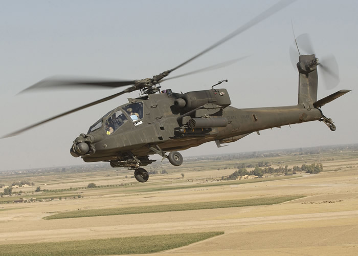Apache Ah 64 Military Attack Helicopter Built By Boeing