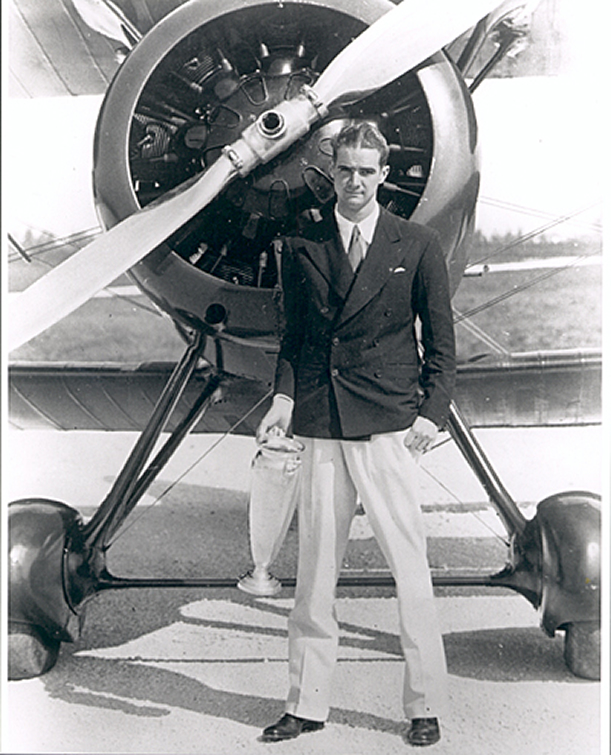 howard with one of his favorite aircraft