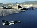 f-14 flying with french airforce