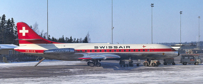 SwissAir Sud Caravelle Aircraft