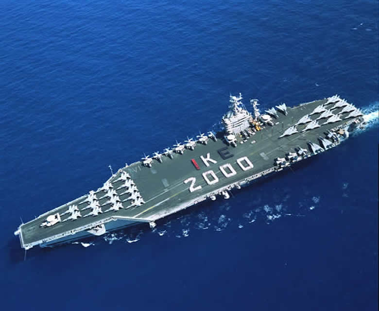 USS Eisenhower Carrier Photo