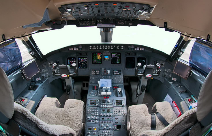 CRJ-1000 Regional Aircraft Cockpit Photo