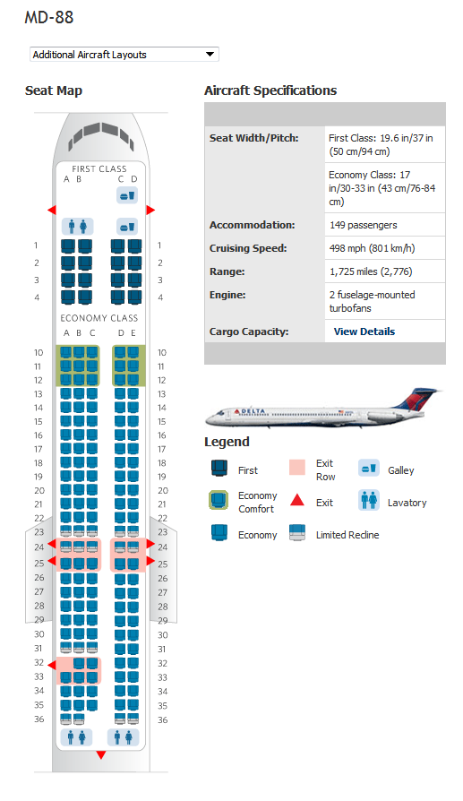 delta airlines md 88 seating chart - Part.tscoreks.org