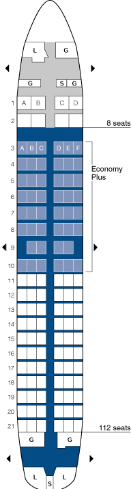 united airlines boeing 737 seating map aircraft chart