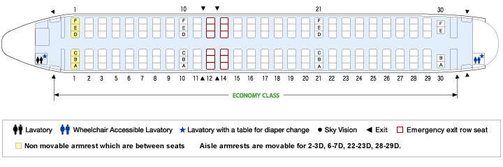 ANA ALL NIPPON AIRWAYS AIRLINES AIRBUS A320 AIRCRAFT SEATING CHART