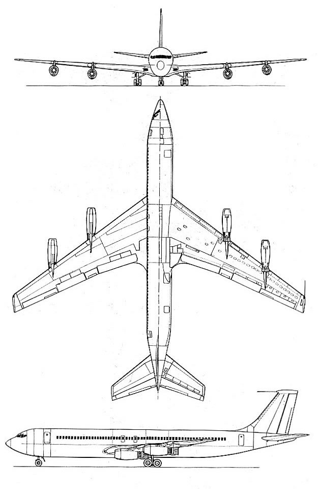boeing 707 schematic