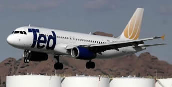 TED Airlines Airbus A320 In Flight