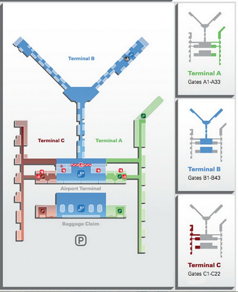 Airport Terminal Map - memphis-airport-gate-map.jpg