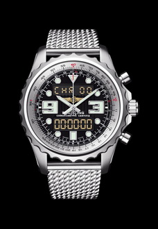 breitling watch silver color