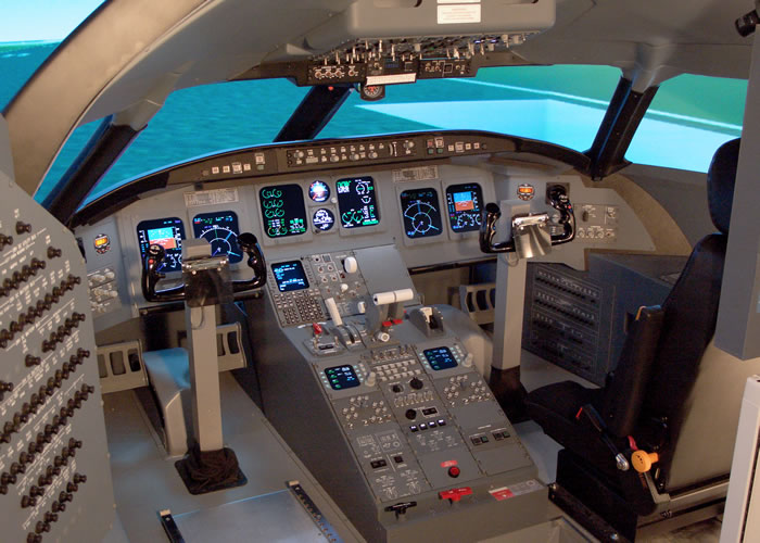 crj cockpit aircraft