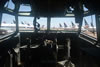 cockpit of boeing 727 in boneyard