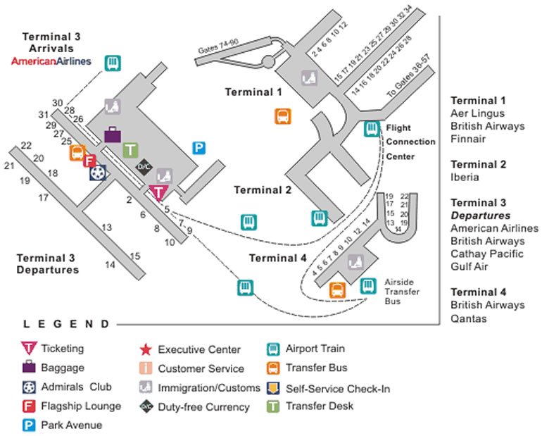 London Heathrow Airport Terminal Map London Heathrow Airport LHR