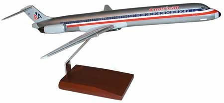 american airlines md-80 display model