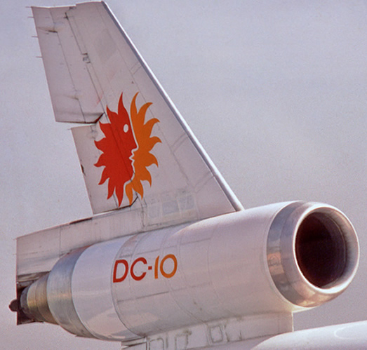 NAT DC-10 TAIL SUN LOGO