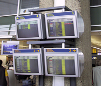 airport departure monitors