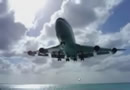 boeing 747 landing - st maarten SXM