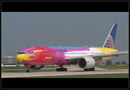 CONTINENTAL AIRLINES BOEING 777 TAKEOFF