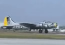 ww2 boeing b-17 taxi takeoff and land