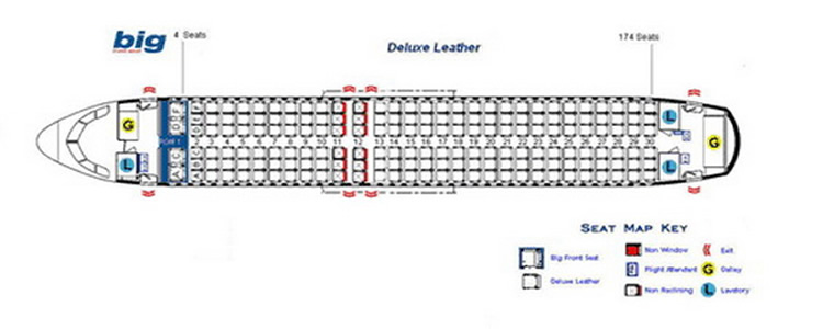 spirit airlines airbus a320 jet aircraft seating layout chart