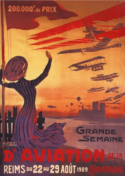 french aviation poster