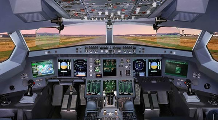 Airbus A350 Cockpit Photo