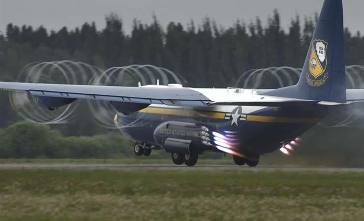 blue angels fat albert c-130 aircraft