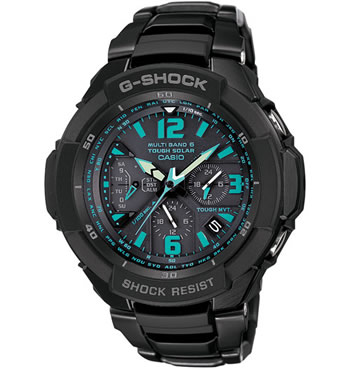 Casio GSHOCK Gw3000bd-1a Aviation Mens Watch Green Color