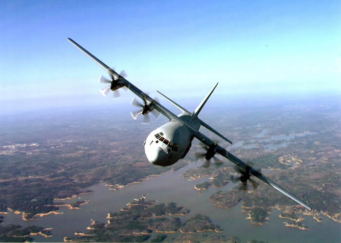 Australian Air Force C-130 Gunship