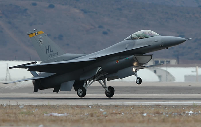 F-16 Fighting Falcon USAF From Hill AFB