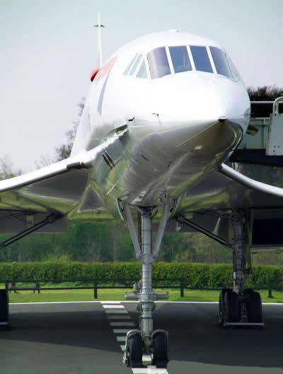 British Airways Concorde Nose View