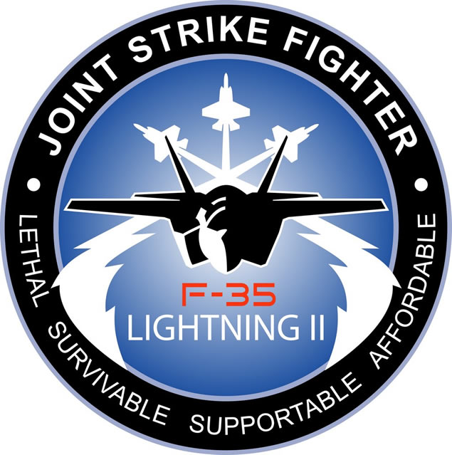 F35 Fighter Aircraft Logo