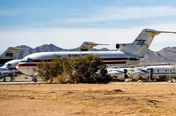boeing 727 in kingman arizona boneyard