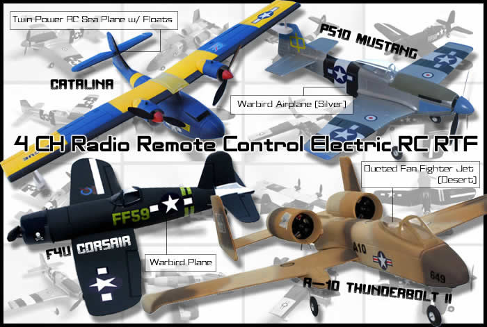 Remote Control Aircraft 4 CH RC RTF