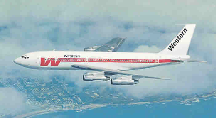 western airlines boeing 707