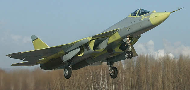 russian sukhoi first flight takeoff image