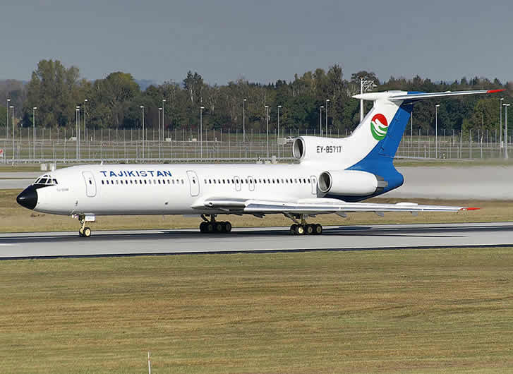 Tajikistan TU-154
