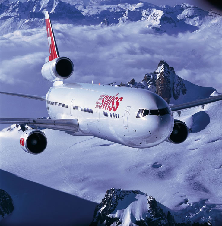Swiss Airlines MD-11 Airliner