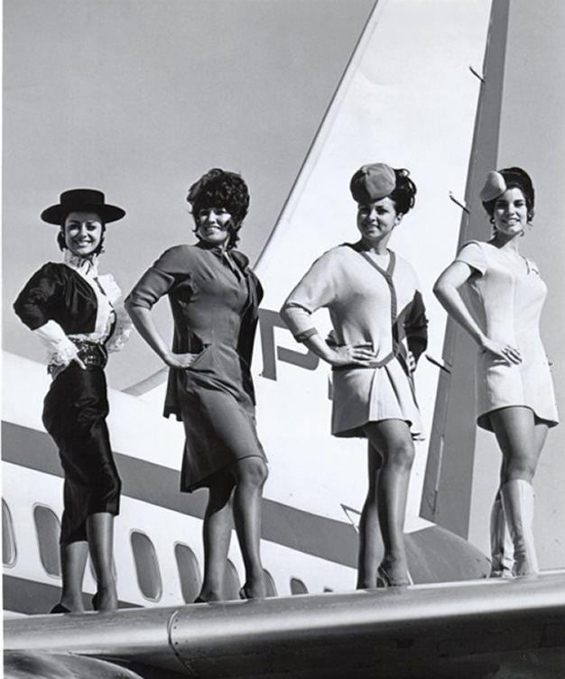 PSA airlines Stewardess Pictures