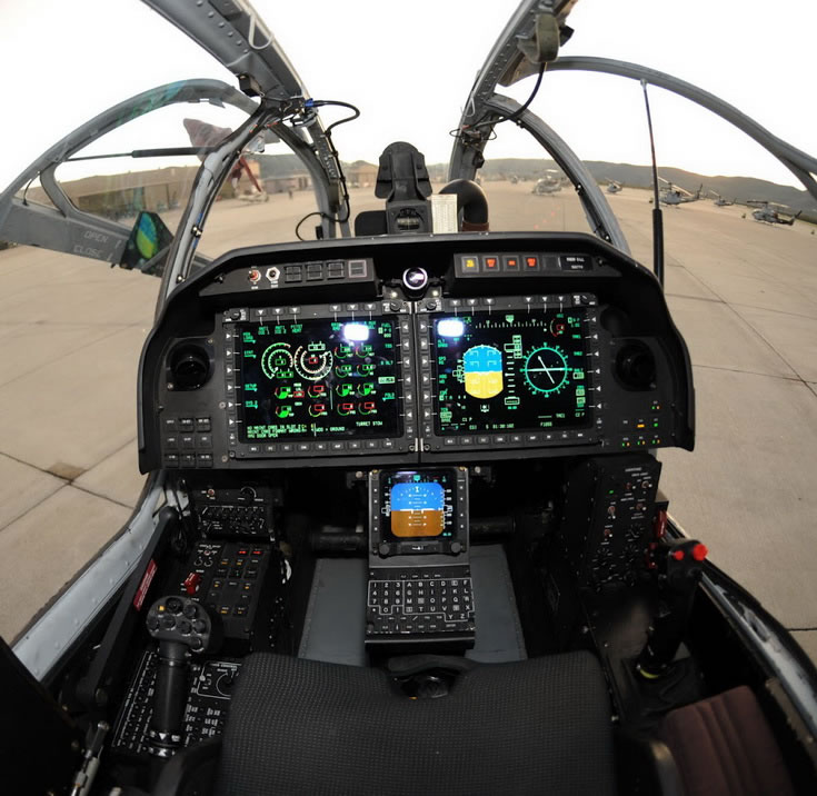 Bell AH-1 Attack Helicopter Cockpit Photo