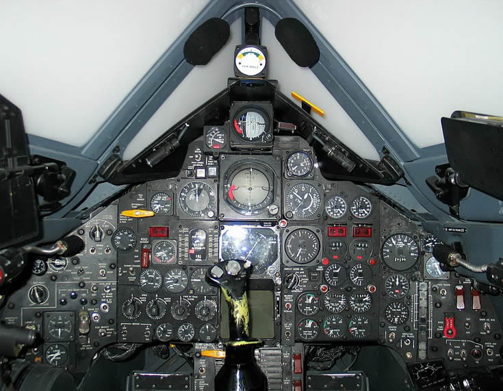 SR-71 Spy Plane Jet Cockpit Photo