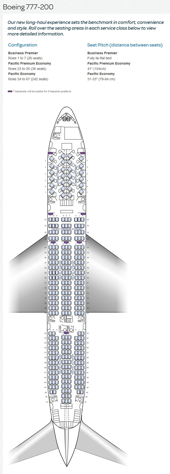 AIR NEW ZEALAND AIRLINES BOEING 777-200 AIRCRAFT SEATING CHART