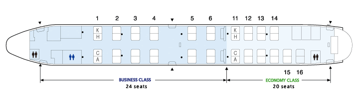 ANA ALL NIPPON AIRWAYS AIRLINES BOEING 737-700 AIRCRAFT SEATING CHART