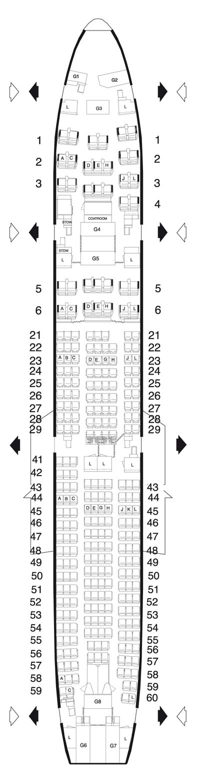 FINNAIR AIRLINES MD-11 AIRCRAFT SEATING CHART