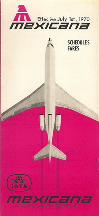 VINTAGE AIRLINE TIMETABLES