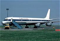 dc-8 with capitol air livery