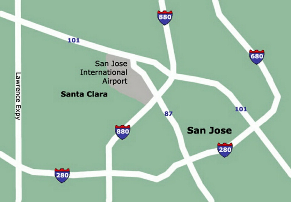 San Jose International Airport Terminal Map
