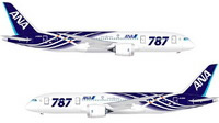 boeing 787 in ANA colors