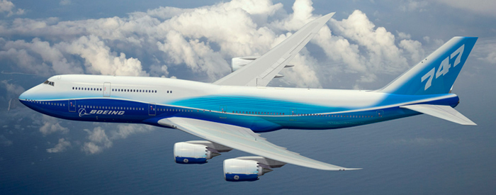 boeing 747-8 intercontinental commercial aircraft
